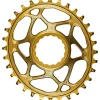 Absolute Black Chainrings & Accessories|Direct Mount Race Face Cinch Oval Chainrings (Gold) (Single) (3mm Offset/Boost) (32T) (1 x 10/11/12 Speed)
