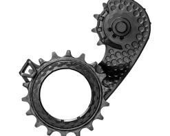 Absolute Black Derailleurs & Parts|Hollowcage Carbon Ceramic Oversized Derailleur Pulley (Black) (Shimano 9100/8000)