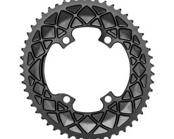 Absolute Black Chainrings & Accessories|Replacement Parts|Premium Dura-Ace/Ultegra 9100/8000 Oval Chainrings (Black) (2 x 11 Speed) (Outer) (50T) (110mm Shimano Asym. BCD)