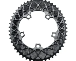 Absolute Black Chainrings & Accessories|SRAM Hidden Bolt Premium Oval Chainrings (Black) (2 x 10/11 Speed) (110mm BCD) (Outer) (50T)