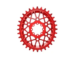 Absolute Black Chainrings & Accessories|SRAM T-Type Oval 8-Blot Direct Mount Chainring (Red) (Single) (30T) (3mm Offset/Boost)