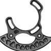 Absolute Black Chainrings & Accessories|Taco Bashguard (Black) (ISCG05) (26-34T)