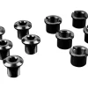 Absolute Black Chainrings & Accessories|T-30 Chainring Bolt Set (5x Bolts & Nuts) (Long)