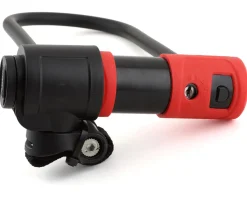 Abus Bike Locks|440A Alarm U-Lock (4 x 9") (Black/Red)