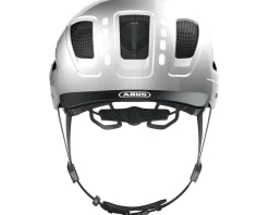 Abus Helmets|Helmets|Hyban 2.0 Urban Helmet (Signal Silver) (52-58cm) (M) (w/Rear LED)