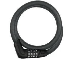 Abus Bike Locks|Steel-O-Flex 6615C Combination Cable Lock w/ Mount (Black) (31.5")