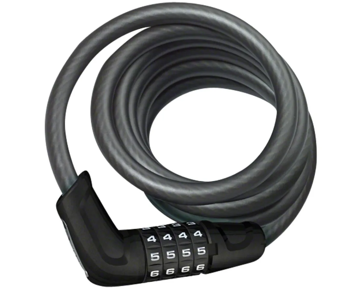 Abus Bike Locks|Tresor 6512 Combination Coiled Cable Lock w/ Mount (180cm)