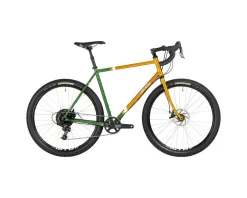 All-City Gravel Bikes|Gorilla Monsoon Gravel Bike (Tangerine Evergreen) (SRAM Apex) (43cm) (650b)