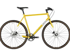 All-City Lifestyle Bikes|Super Professional Flat Bar Single Speed Bike (Lemon Dab) (43cm)