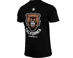 All Mountain Style Casual Clothing|California Bear Tee (Black) (M)