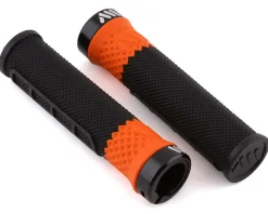 All Mountain Style Grips & Handlebar Tape|Cero Grips (Black/Orange) (132mm)
