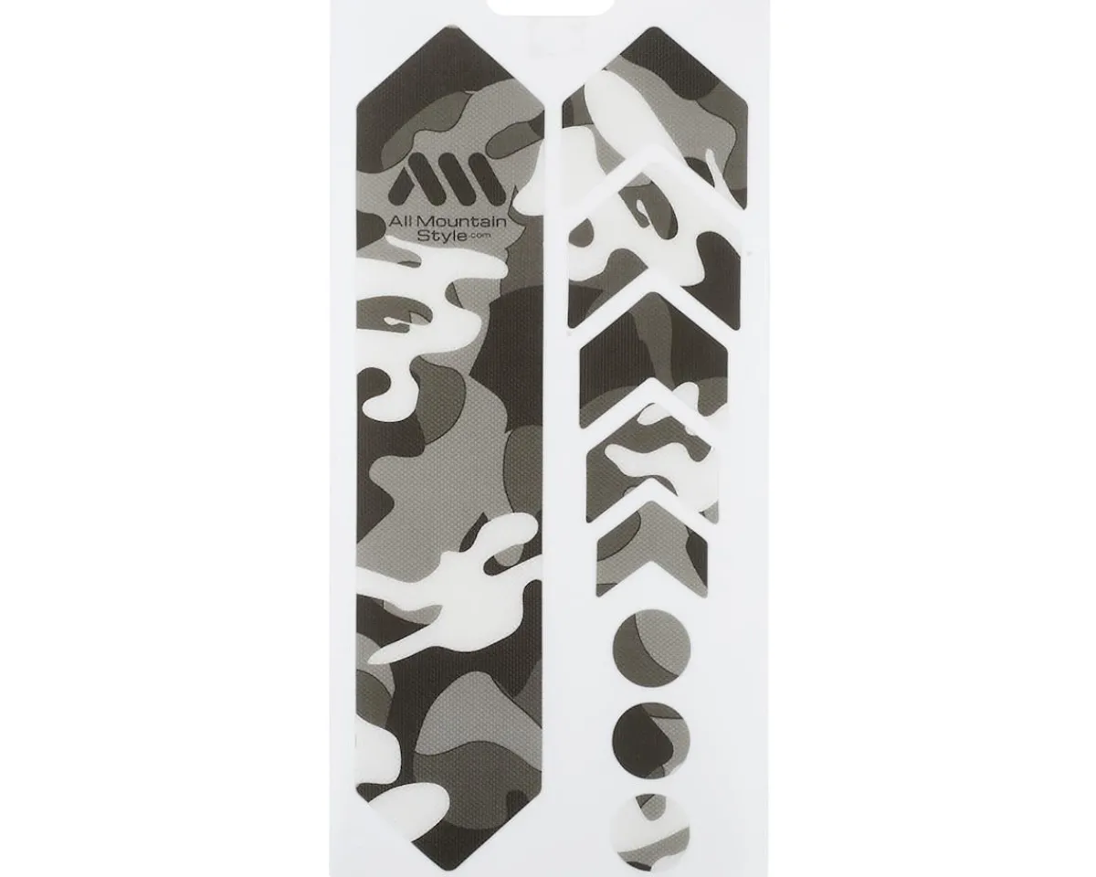 All Mountain Style Frame Protection & Decals|Honeycomb Frame Guard (Grey) (Camo)