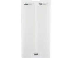 All Mountain Style Frame Protection & Decals|Honeycomb Fork Guard (Clear/Silver)