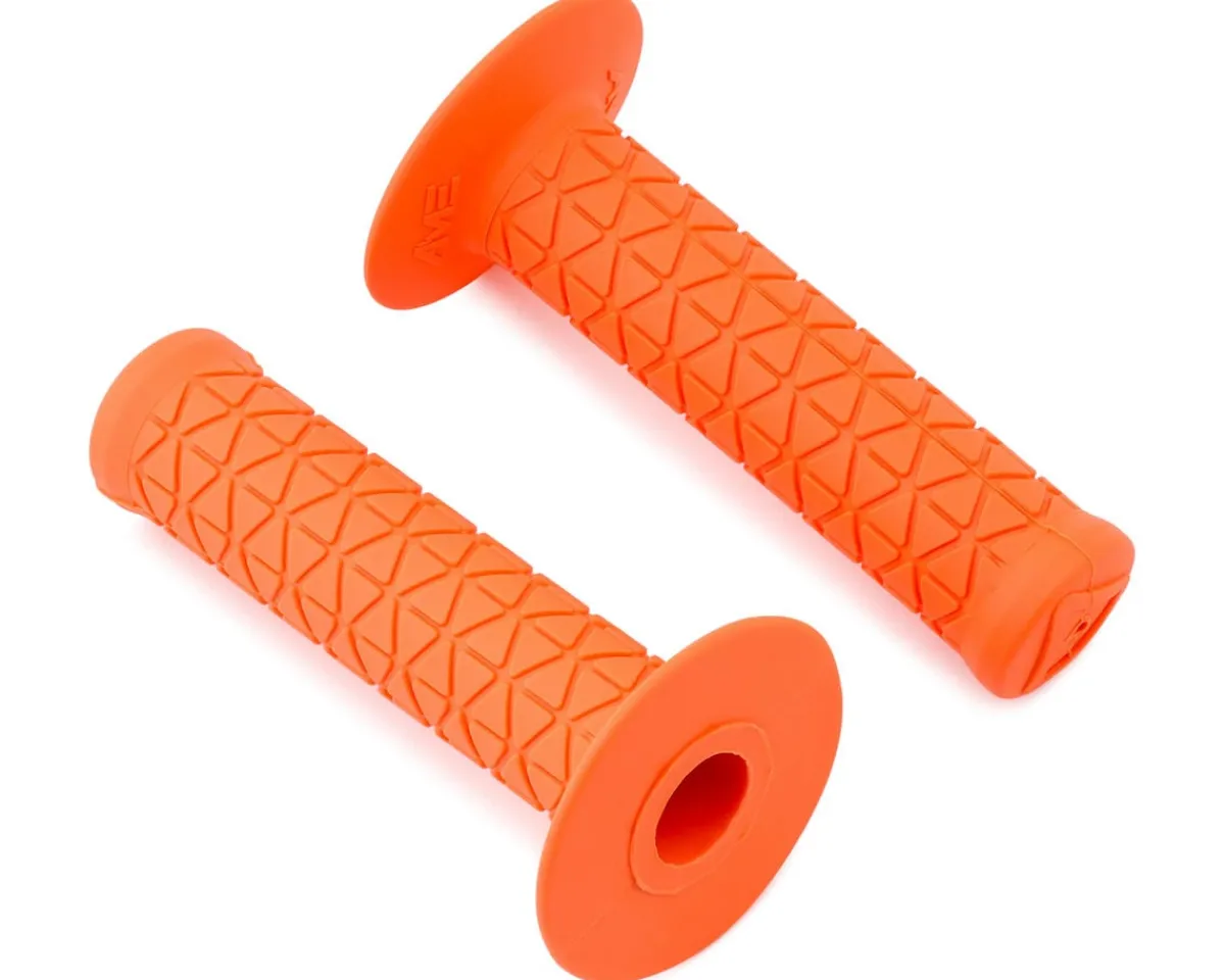 A'ME Grips & Handlebar Tape|Tri Grips (Fluorescent Orange) (125mm)