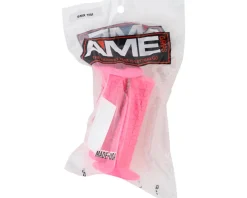 A'ME Grips & Handlebar Tape|Tri Grips (Fluorescent Pink) (125mm)