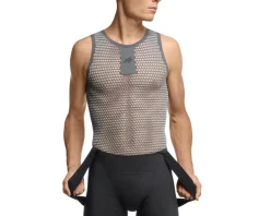 Assos Base Layers|Summer Essentials|Racing NS Sleeveless Skin Layer P1 Base Layer (Ice Grey) ( Size I)