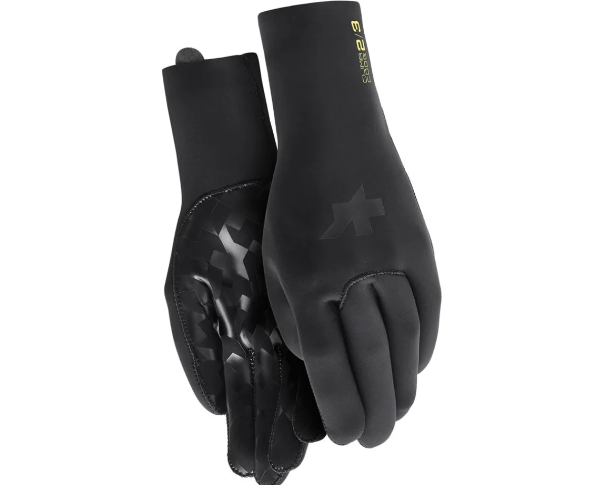 Assos Clothing Accessories|Rain Gloves (P1) (Black Series) ( Size II)