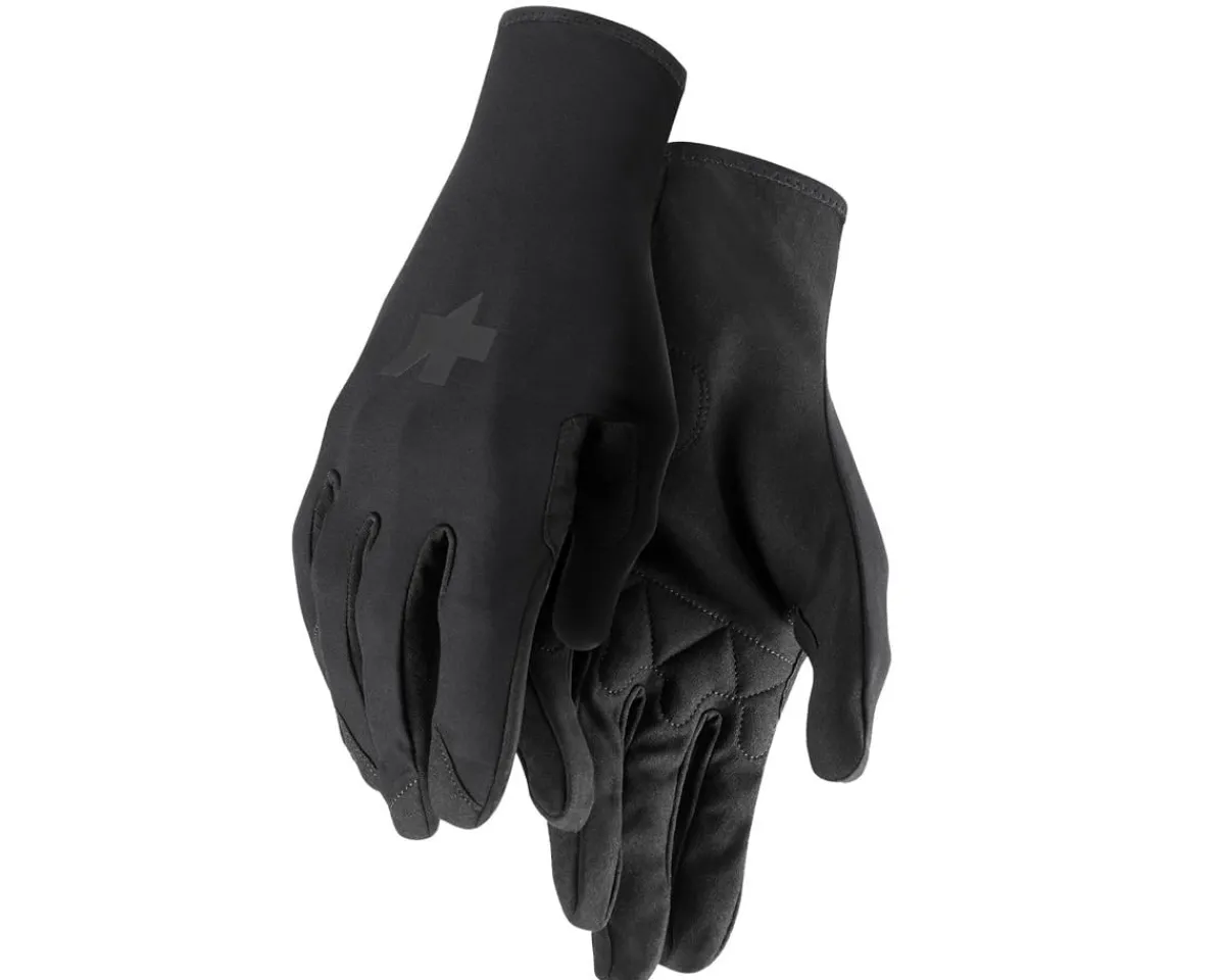 Assos Clothing Accessories|Spring Fall Full Finger Gloves (P1) (Black Series) (M)