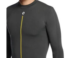 Assos Base Layers|Spring Fall Long Sleeve Skin Layer P1 (Anthracite Grey) (M/L)