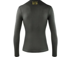 Assos Base Layers|Spring Fall Long Sleeve Skin Layer P1 (Anthracite Grey) (M/L)