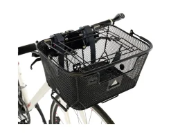Axiom Racks, Fenders, & Trailers|Pet Basket (Black) (Mounts For Handlebars & Rack)