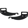 Axiom Racks, Fenders, & Trailers|Streamliner Nutted Axle Kit (Black) (For 10mm Axles)