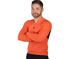 Bellwether Jerseys|Sol-Air UPF 40+ Long Sleeve Jersey (Orange) (M)