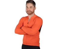 Bellwether Jerseys|Sol-Air UPF 40+ Long Sleeve Jersey (Orange) (M)
