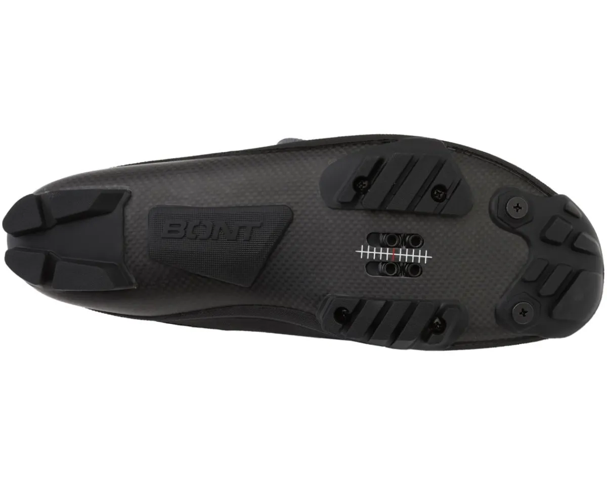 Bont Shoes|Shoes, Socks, & Footwear|Riot G Gravel/XC MTB Shoes (Black) ( 39) (Standard Width)