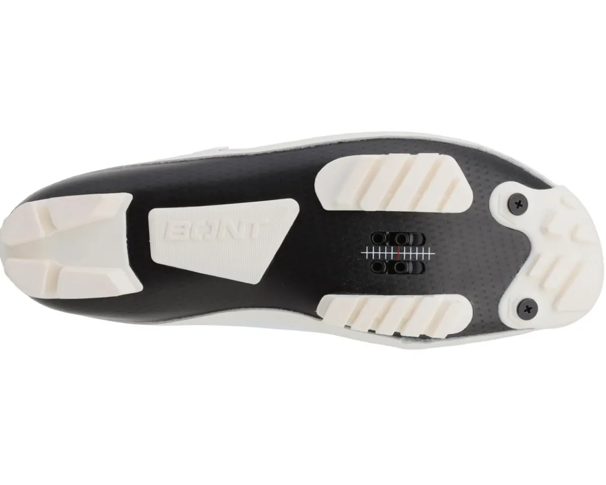 Bont Shoes|Shoes, Socks, & Footwear|Vaypor SL G Gravel/XC Shoes (White) ( 44) (Wide) (Wide Width)