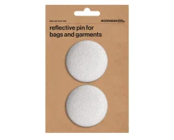 Bookman Clothing Accessories|Reflective Pins (Silver) (Pair)