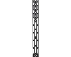 Bosch E-Bike Parts|PowerTube 750 Mounting Rail (Vertical Mount, w/Edge Protection, BBP377Y) (The Smart System Compatible)