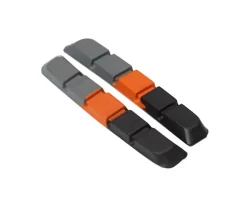 Box Brakes|One V-Brake Pad Inserts (Black/Orange/Grey) (1 Pair)