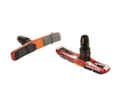 Box Brakes|One V-Brake Pads (Red) (1 Pair) (Threaded)