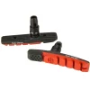 Box Brakes|Three V-Brake Pads (Red) (1 Pair) (Threaded)
