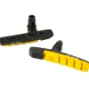 Box Brakes|Three V-Brake Pads (Yellow) (1 Pair) (Threaded)