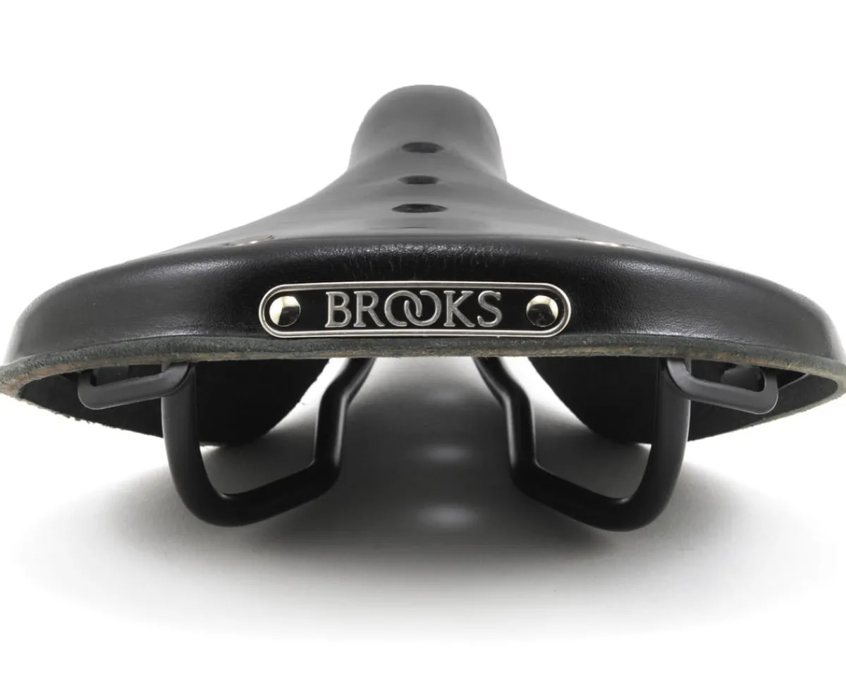 Brooks Saddles & Seats|B17 Women's Saddle (Black) (Black Steel Rails) (177mm)