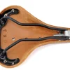 Brooks Saddles & Seats|B17 Women's Saddle (Honey) (Black Steel Rails) (177mm)