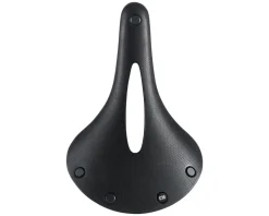 Brooks Saddles & Seats|C19 Carved Cambium Saddle (Black) (Steel Rails) (184mm)