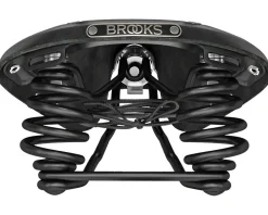 Brooks Holiday Shopping|Flyer Carved Saddle (Black) (Steel Rails)