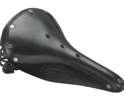 Brooks Saddles & Seats|Holiday Shopping|Flyer Men's Leather Saddle (Black) (Steel Rails) (170mm)