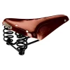 Brooks Saddles & Seats|Flyer Men's Leather Saddle (Honey) (Steel Rails) (170mm)