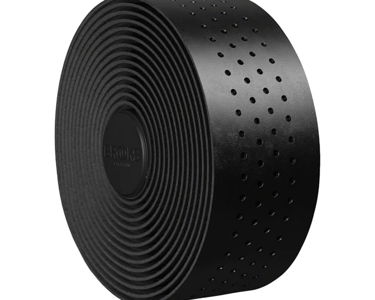 Brooks Grips & Handlebar Tape|Leather Bar Tape (Black)