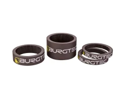 Burgtec Headsets & Spacers|Carbon Stem Spacer Kit ( Black)