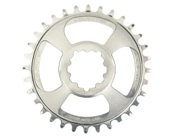 Burgtec Chainrings & Accessories|GXP Boost 3mm Thick Thin Chainring (Rhodium Silver) (30T)