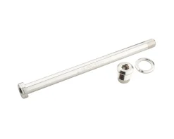 Burgtec Wheels & Parts|180mm x 12mm 1.00mm Pitch Rear Axle (Rhodium Silver)