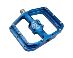 Burgtec Pedals & Cleats|Penthouse Flat MK5 B-Rage Edition Pedals (Deep Blue)
