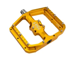 Burgtec Pedals & Cleats|Penthouse Flat MK5 B-Rage Edition Pedals (Gold)