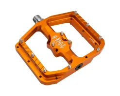 Burgtec Pedals & Cleats|Penthouse Flat MK5 B-Rage Edition Pedals (Orange)