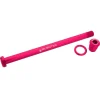 Burgtec Wheels & Parts|Pivot 185.3mm UDH Rear Axle (Toxic Barbie Pink)